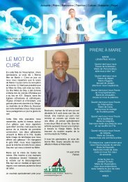 Contact Newsletter août 2018