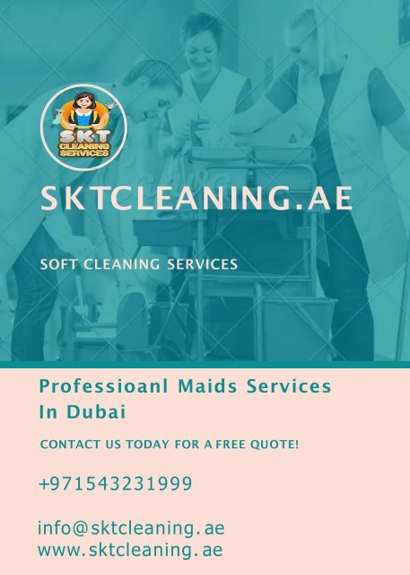 Home Maids Services In Dubai - SKT Cleaning (1)