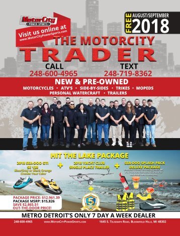 THE MOTORCITY TRADER (August-September 2018)