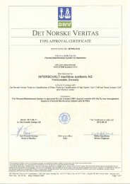 DNV Type Approval Certificate - INTERSCHALT maritime systems AG