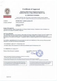 BV Certificate of approval GMDSS - INTERSCHALT maritime ...