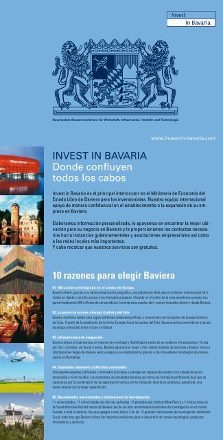 10 razones para elegir Baviera - Invest in Bavaria
