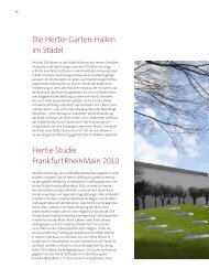 Die Hertie-Garten-Hallen im Städel Hertie-Studie ... - Hertie Stiftung