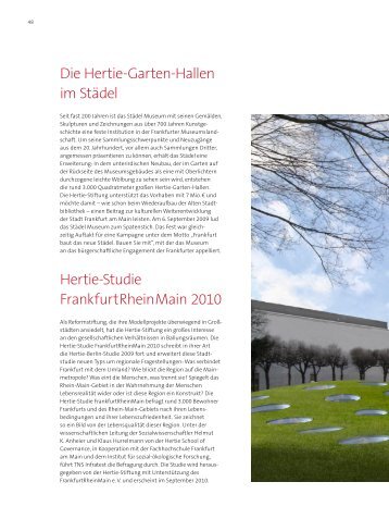 Die Hertie-Garten-Hallen im Städel Hertie-Studie ... - Hertie Stiftung