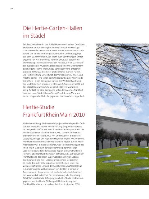 Die Hertie-Garten-Hallen im Städel Hertie-Studie ... - Hertie Stiftung