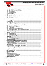 Bedienungsanleitung Lichtgitter - IPF Electronic GmbH
