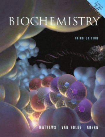 Mathews - Biochemistry 3rd Ed