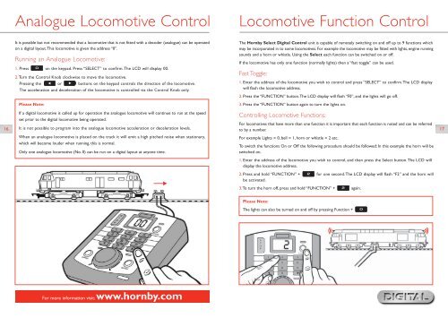 R8213 Select English Instruction Manual - Hornby (2)