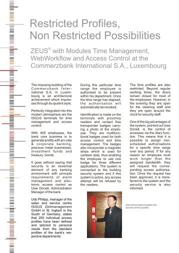 Commerzbank International S.A., Luxembourg - isgus