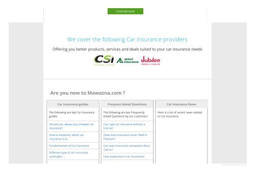 jubilee car insurance