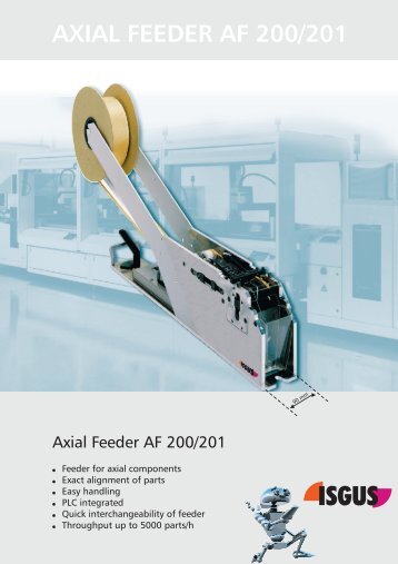 AXIAL FEEDER AF 200/201 - isgus
