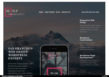 SFWP Experts | San Francisco Wordpress Development Agency