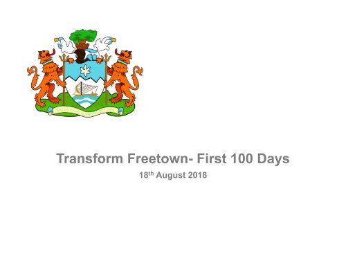 Yvonne Aki-Sawyerr: The Mayor of Freetown's 1st 100 days explained.