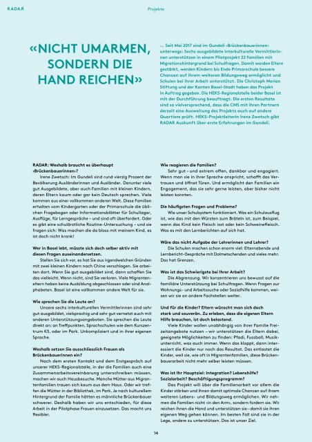 CMS Magazin RADAR Nr. 5 August 2018