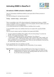 Activating DEMO in BasePac 8 - gis-net.de