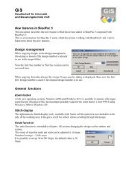 New features in BasePac 5 Design management ... - gis-net.de