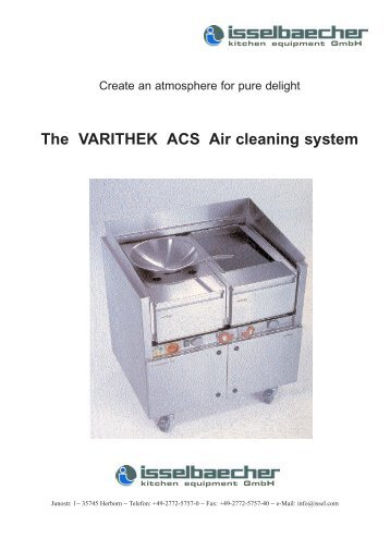 The VARITHEK ACS Air cleaning system - Issel.com