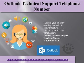 Outlook Technical Support Phone Number