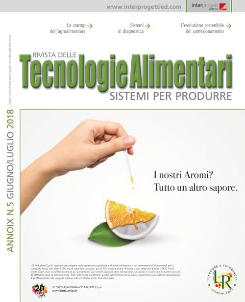 Tecnologie Alimentari 5 Giugno e Luglio 2018