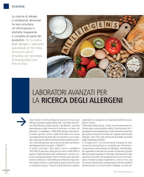 Tecnologie Alimentari 5 Giugno e Luglio 2018