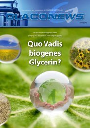 Quo Vadis biogenes Glycerin? - Glaconchemie.de