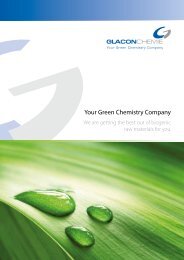Company Booklet (PDF, ca. 3600 KB) - Glaconchemie.de
