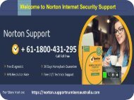 Norton tech support number Australia + 61-1800-431-295