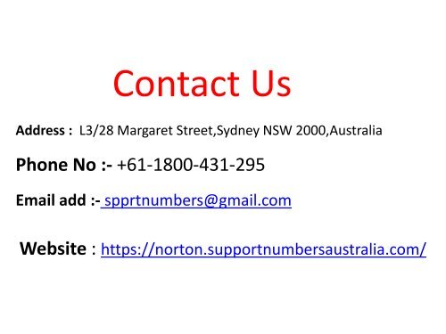 Norton tech support number Australia + 61-1800-431-295