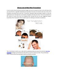 Cheap cost of Best Hair Transplant