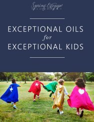 Exceptional Oils for Exceptional Kids