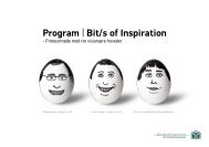Program Bit/s of Inspiration - GlobalConnect