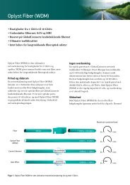 Oplyst Fiber (WDM) - GlobalConnect