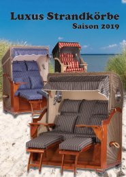 Strandkorbprospekt Saison2019