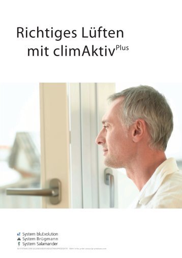 Richtiges Lüften mit climAktivPlus - Global Fensterproduktion GmbH