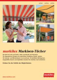 markilux Markisen-Tücher - Andre Atzert