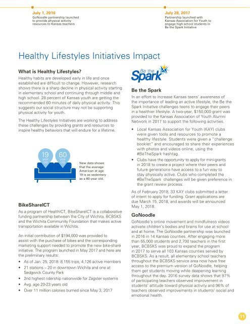 Blue Health Initiatives 2016-2017 Impact Report