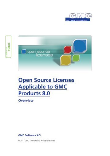 Licensing - GMC Software Technology