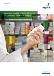 Advanced member communications for pharmacy benefit managers