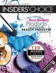 CEW Beauty Awards - Insiders Choice Guide 2015