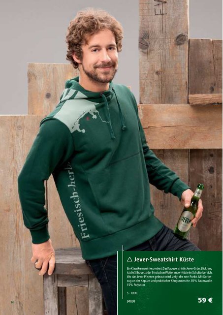 Jever-Sweatshirt Blackline