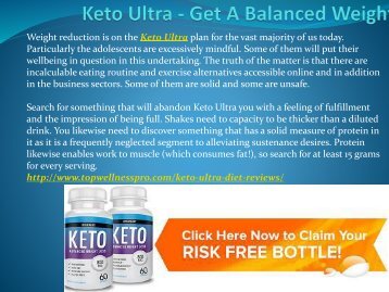 Keto Ultra - Get A Balanced Weight.output