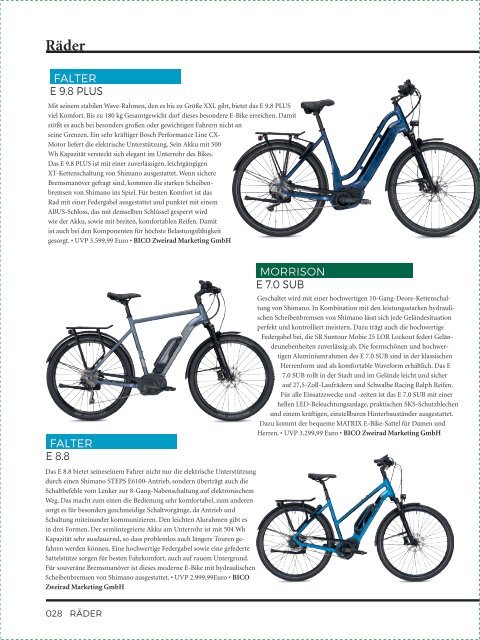 BIKE&Co - Das Magazin für Spaß und Freude am Radfahren - Ausgabe 02/2018