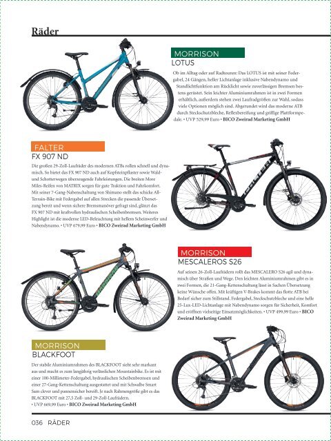 BIKE&Co - Das Magazin für Spaß und Freude am Radfahren - Ausgabe 02/2018