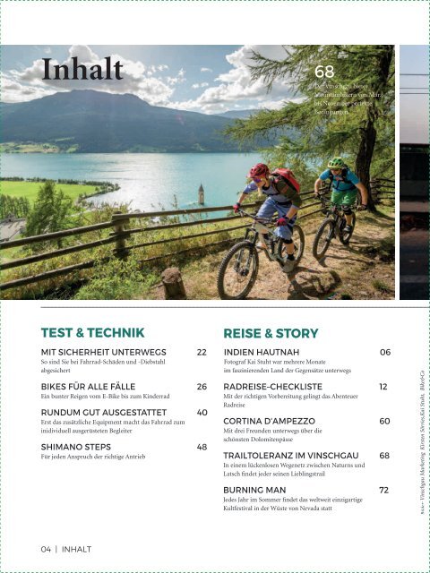 BIKE&Co - Das Magazin für Spaß und Freude am Radfahren - Ausgabe 02/2018