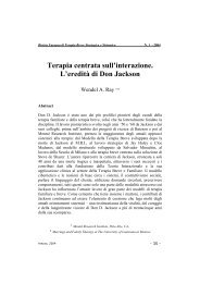 Terapia centrata sull'interazione. L'eredità di Don Jackson