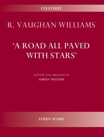 R. Vaughan Williams - A Road all Paved with Stars Study Score 