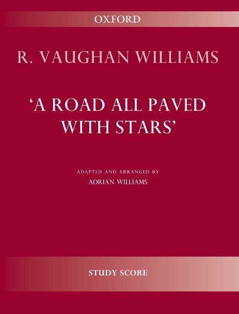 R. Vaughan Williams - A Road all Paved with Stars
