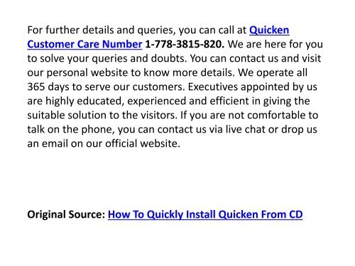 How To Quickly Install Quicken From CD