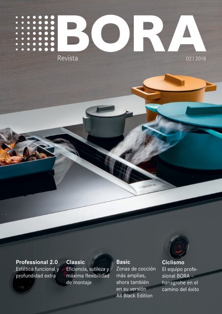 BORA Basic: Placa de cocción y extractor de superficie como sistema  compacto para cualquier cocina
