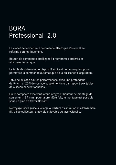 BORA Magazine 02|2018 – French